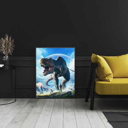 Dinosaur - Full Round Drill Diamond Painting 30*40CM