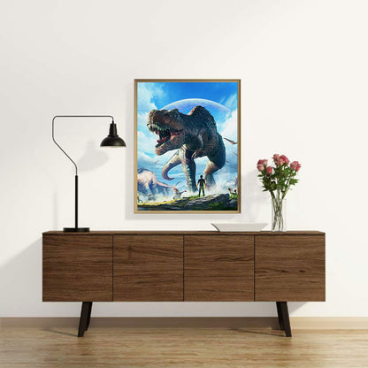 Dinosaur - Full Round Drill Diamond Painting 30*40CM