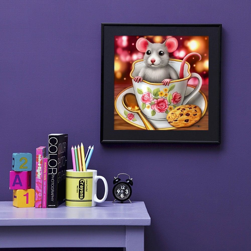 Mouse - Full Round Drill Diamond Painting 40*40CM