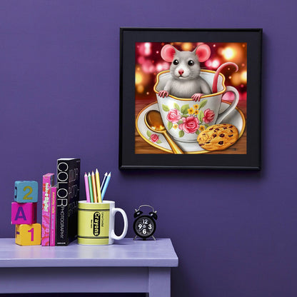 Mouse - Full Round Drill Diamond Painting 40*40CM