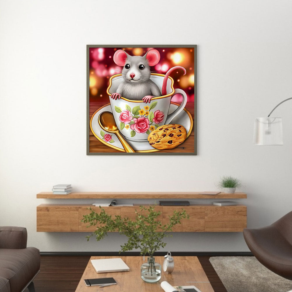 Mouse - Full Round Drill Diamond Painting 40*40CM