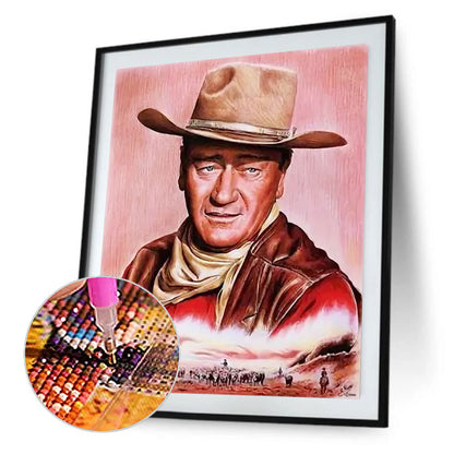 Cowboy - Full Round Drill Diamond Painting 40*50CM