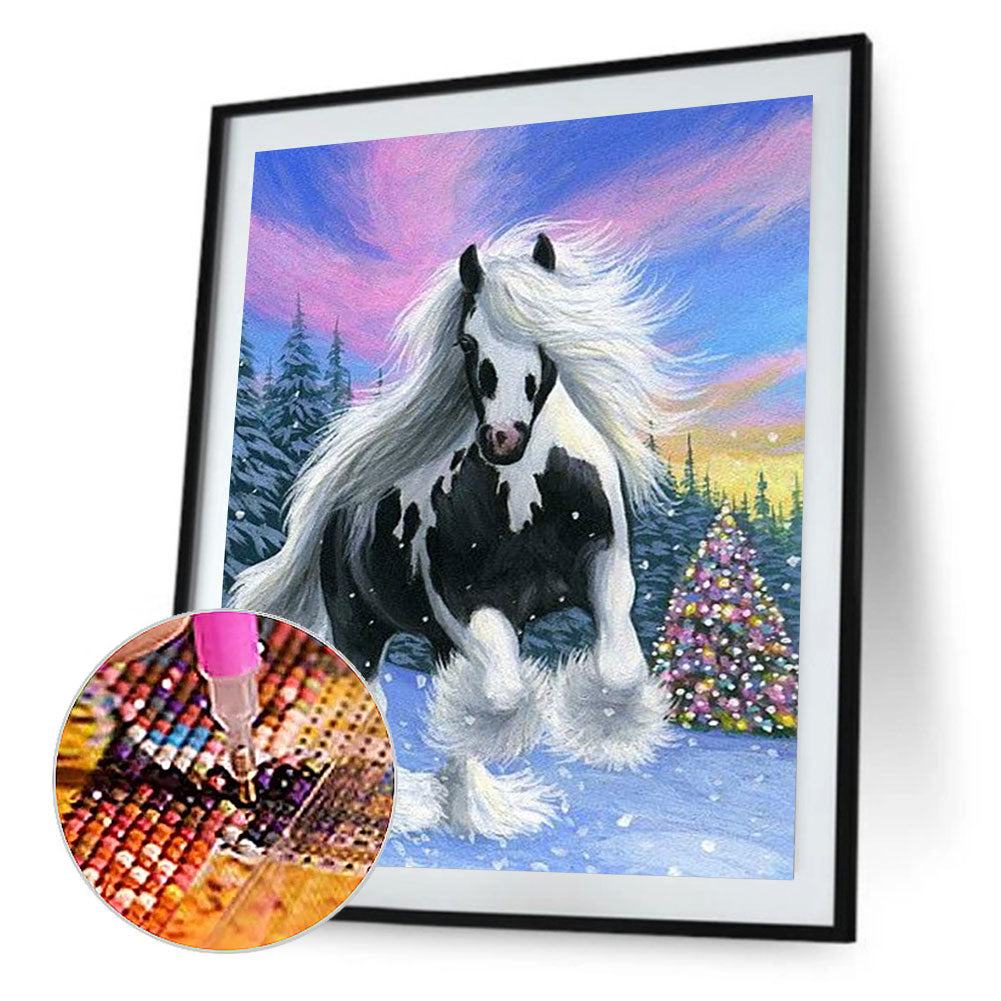 Horse - Full Round Drill Diamond Painting 30*40CM