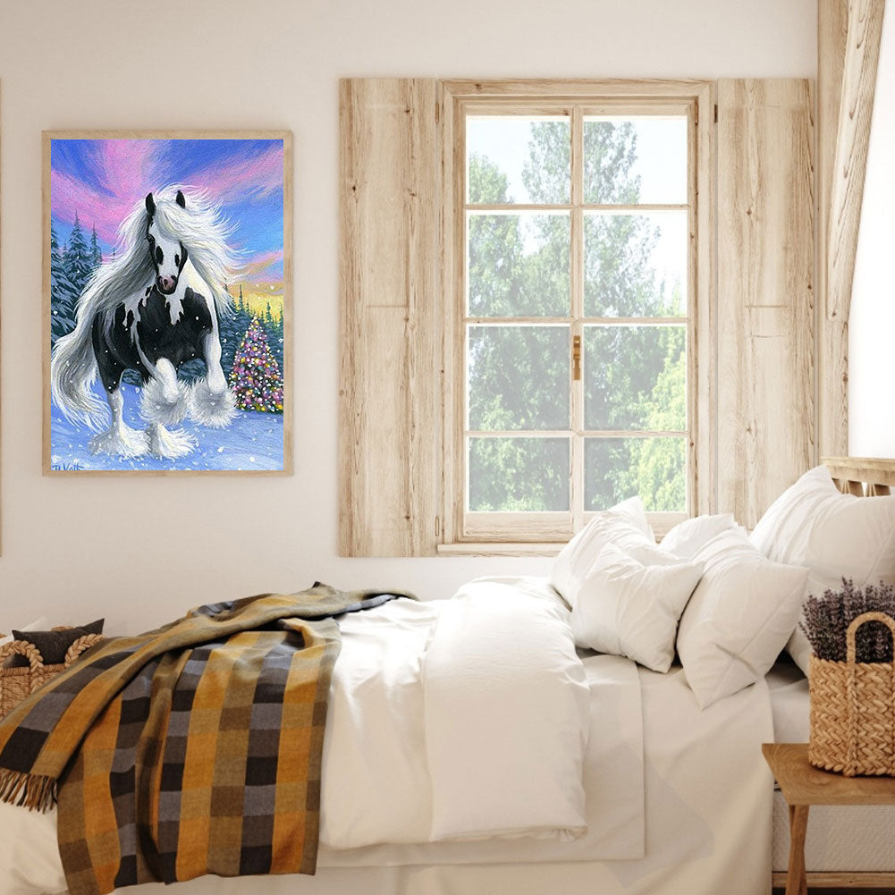 Horse - Full Round Drill Diamond Painting 30*40CM