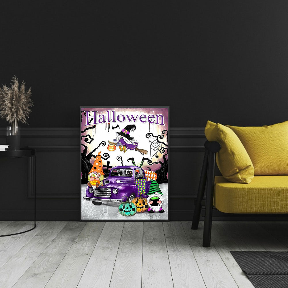 Halloween - Full Round Drill Diamond Painting 30*40CM