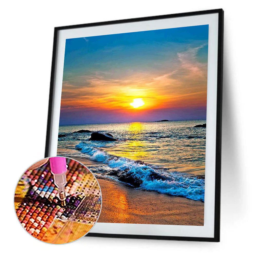 Sunset - Full Round Drill Diamond Painting 30*40CM