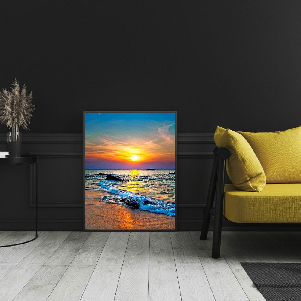 Sunset - Full Round Drill Diamond Painting 30*40CM