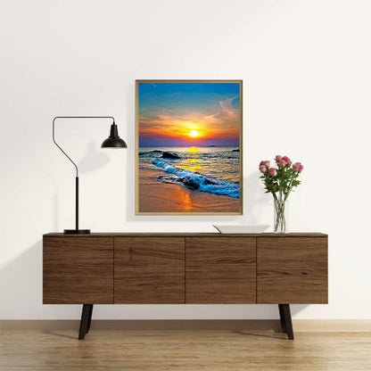 Sunset - Full Round Drill Diamond Painting 30*40CM