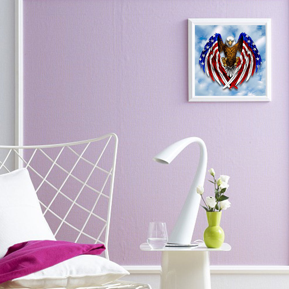 American Eagle - Full Round Drill Diamond Painting 40*40CM