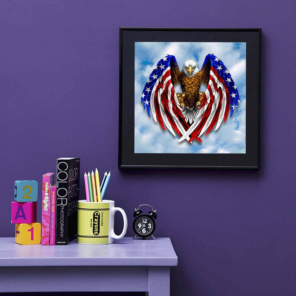 American Eagle - Full Round Drill Diamond Painting 40*40CM