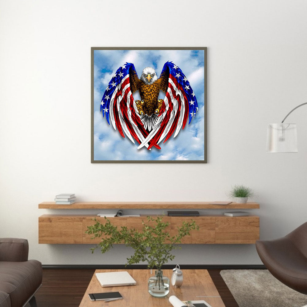 American Eagle - Full Round Drill Diamond Painting 40*40CM