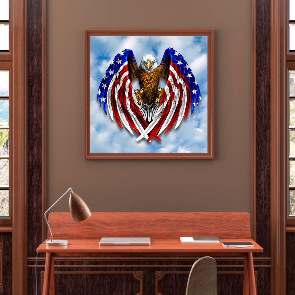 American Eagle - Full Round Drill Diamond Painting 40*40CM