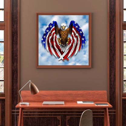 American Eagle - Full Round Drill Diamond Painting 40*40CM