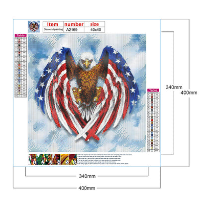 American Eagle - Full Round Drill Diamond Painting 40*40CM