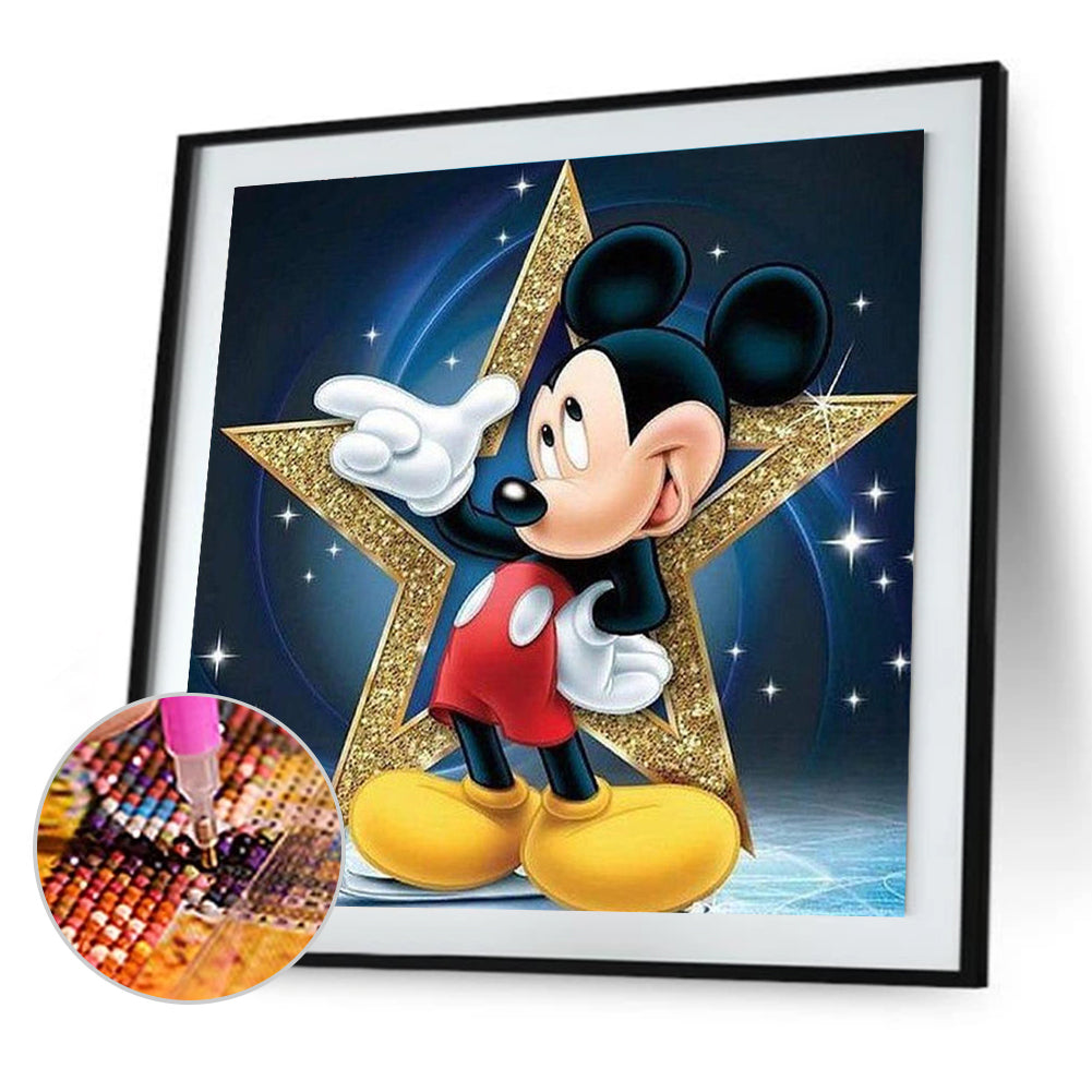 Mickey Mouse - Full Square Drill Diamond Painting 30*30CM