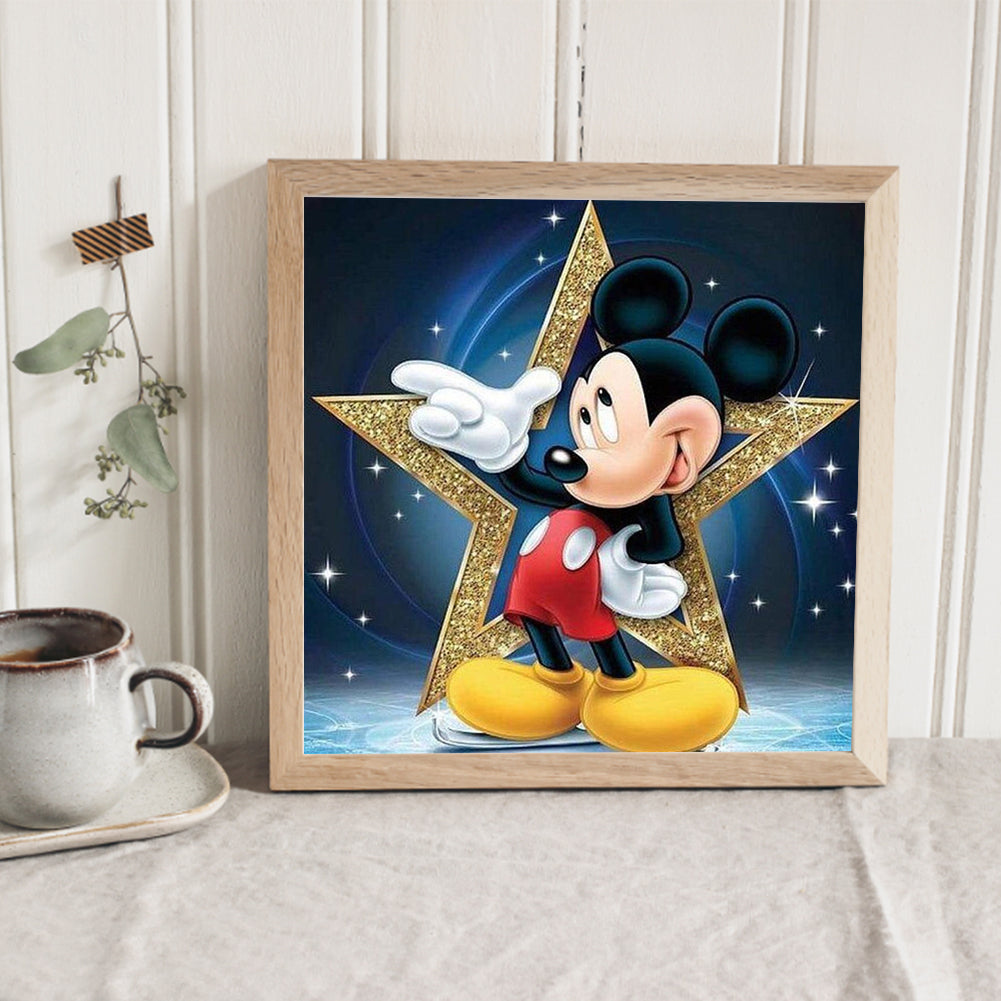 Mickey Mouse - Full Square Drill Diamond Painting 30*30CM