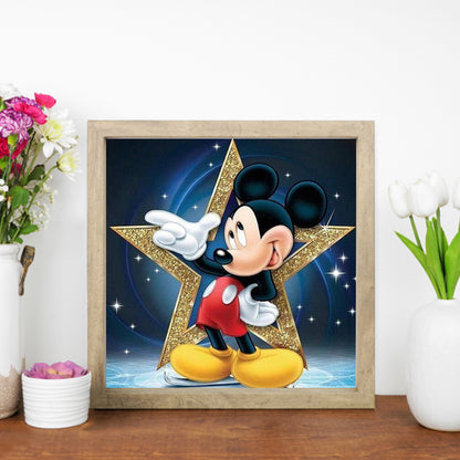 Mickey Mouse - Full Square Drill Diamond Painting 30*30CM