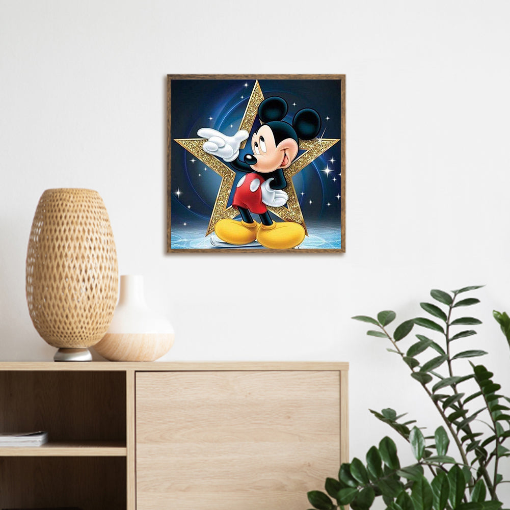 Mickey Mouse - Full Square Drill Diamond Painting 30*30CM