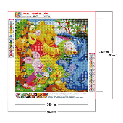 Winnie The Pooh - Full Square Drill Diamond Painting 30*30CM