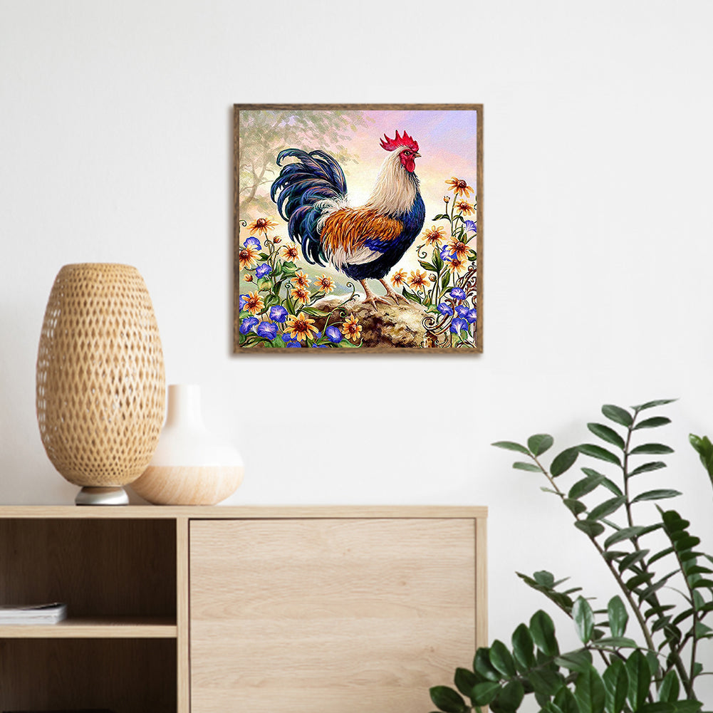 Chicken - Full Square Drill Diamond Painting 30*30CM