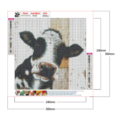 Cattle - Full Square Drill Diamond Painting 30*30CM