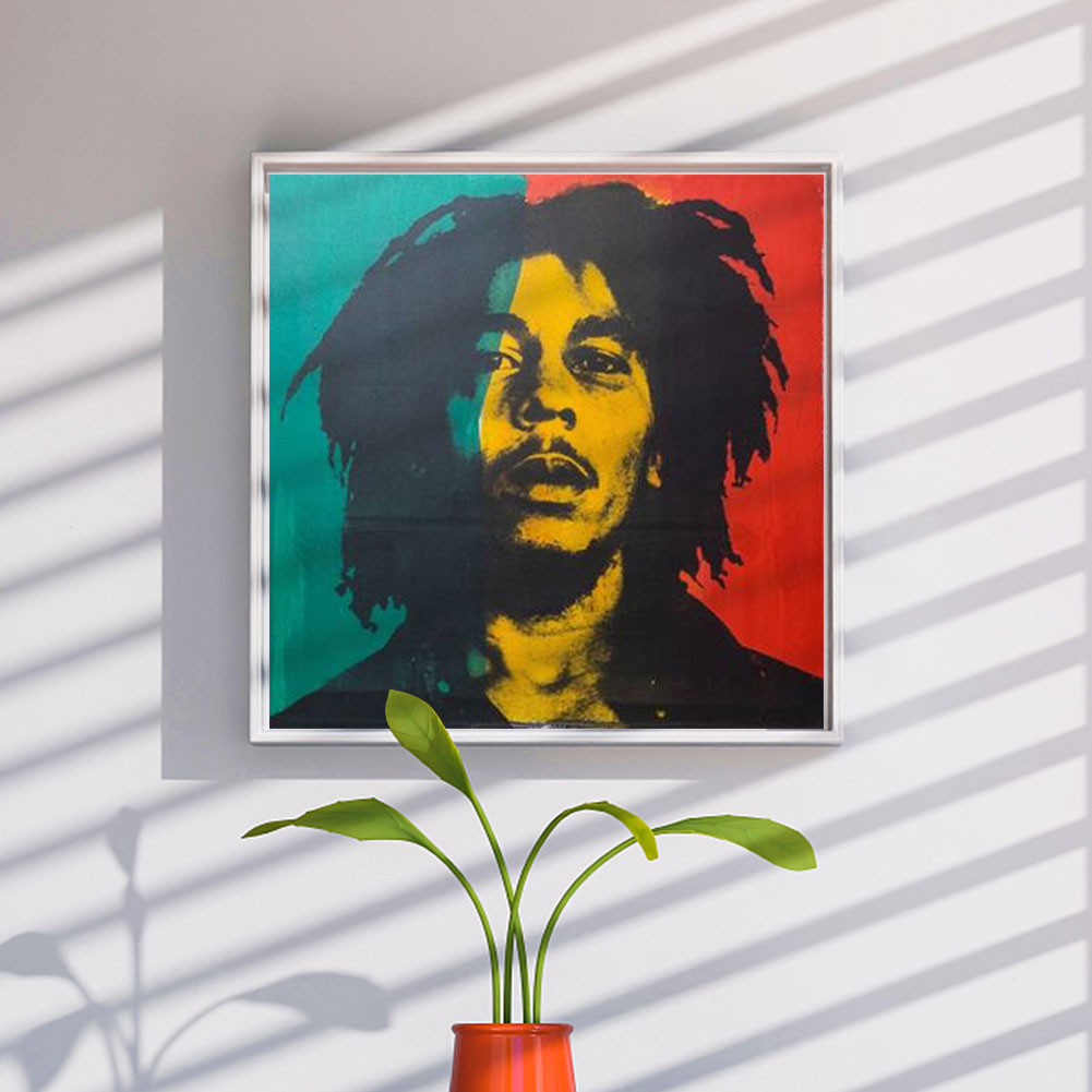 Bob Marley - Full Round Drill Diamond Painting 40*40CM