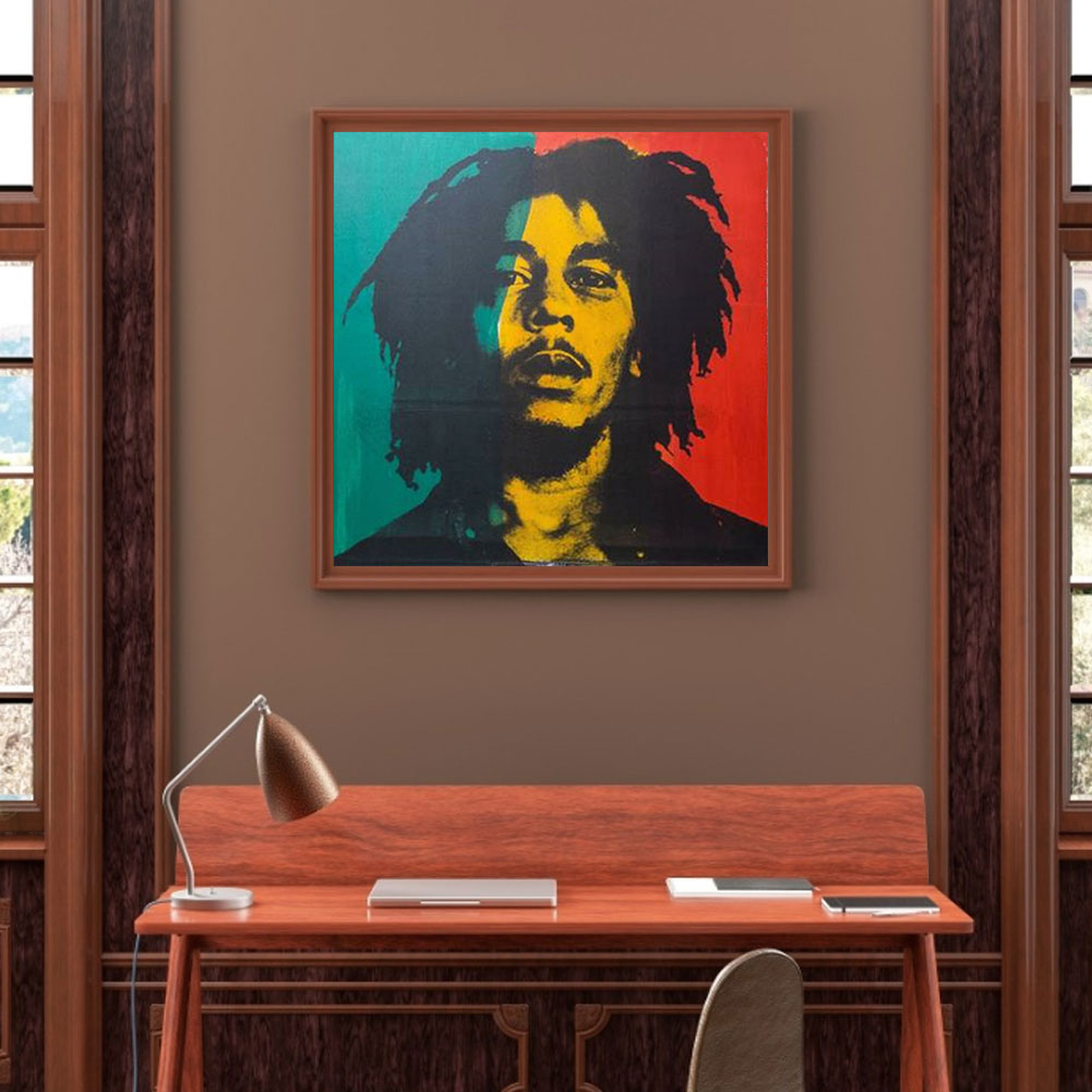 Bob Marley - Full Round Drill Diamond Painting 40*40CM