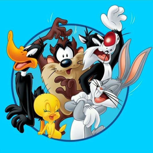 Looney Tunes Cartoon Collection - Full Round Drill Diamond Painting 40*40CM