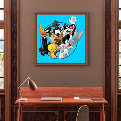 Looney Tunes Cartoon Collection - Full Round Drill Diamond Painting 40*40CM