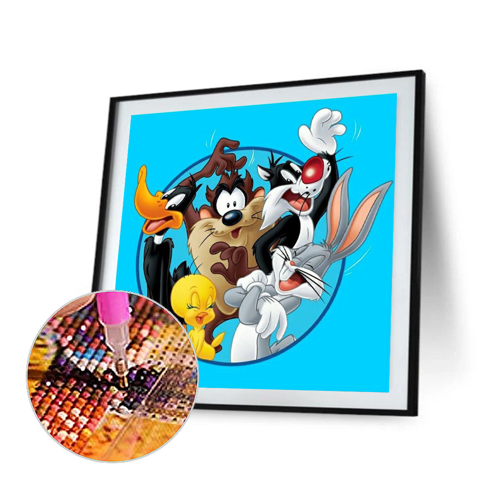 Looney Tunes Cartoon Collection - Full Round Drill Diamond Painting 40*40CM