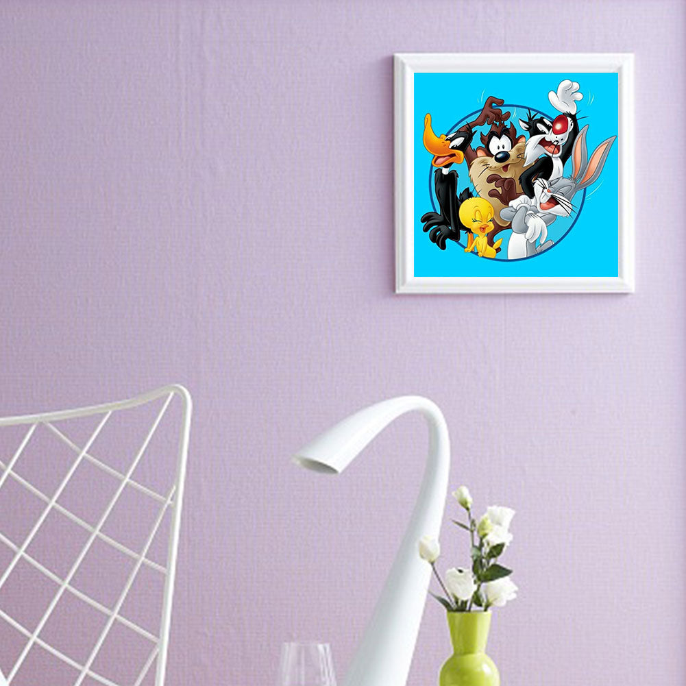 Looney Tunes Cartoon Collection - Full Round Drill Diamond Painting 40*40CM