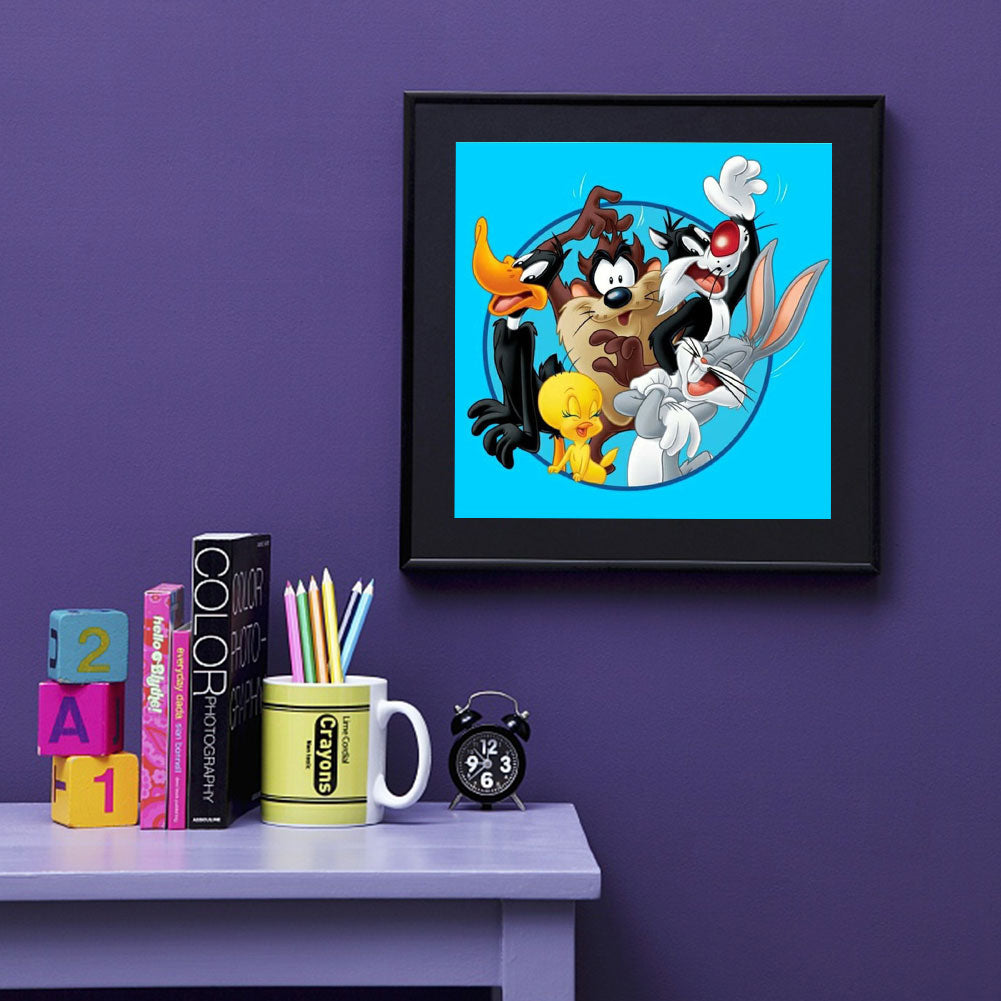 Looney Tunes Cartoon Collection - Full Round Drill Diamond Painting 40*40CM