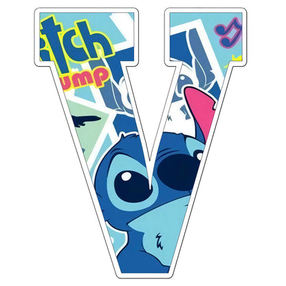 Stitch Alphabet - Full Round Drill Diamond Painting 30*30CM