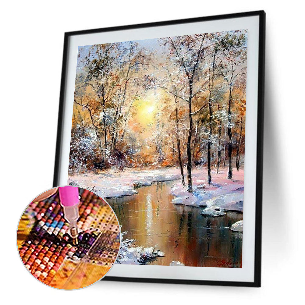 Sunset Sunset - Full Round Drill Diamond Painting 40*50CM