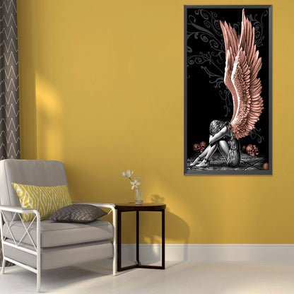 Wing Girl - Full Square Drill Diamond Painting 40*80CM