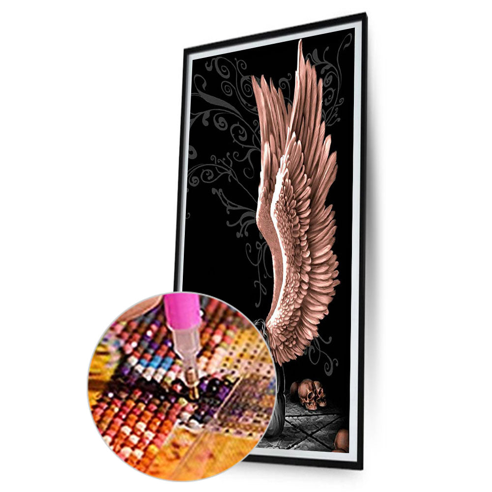 Wing Girl - Full Square Drill Diamond Painting 40*80CM