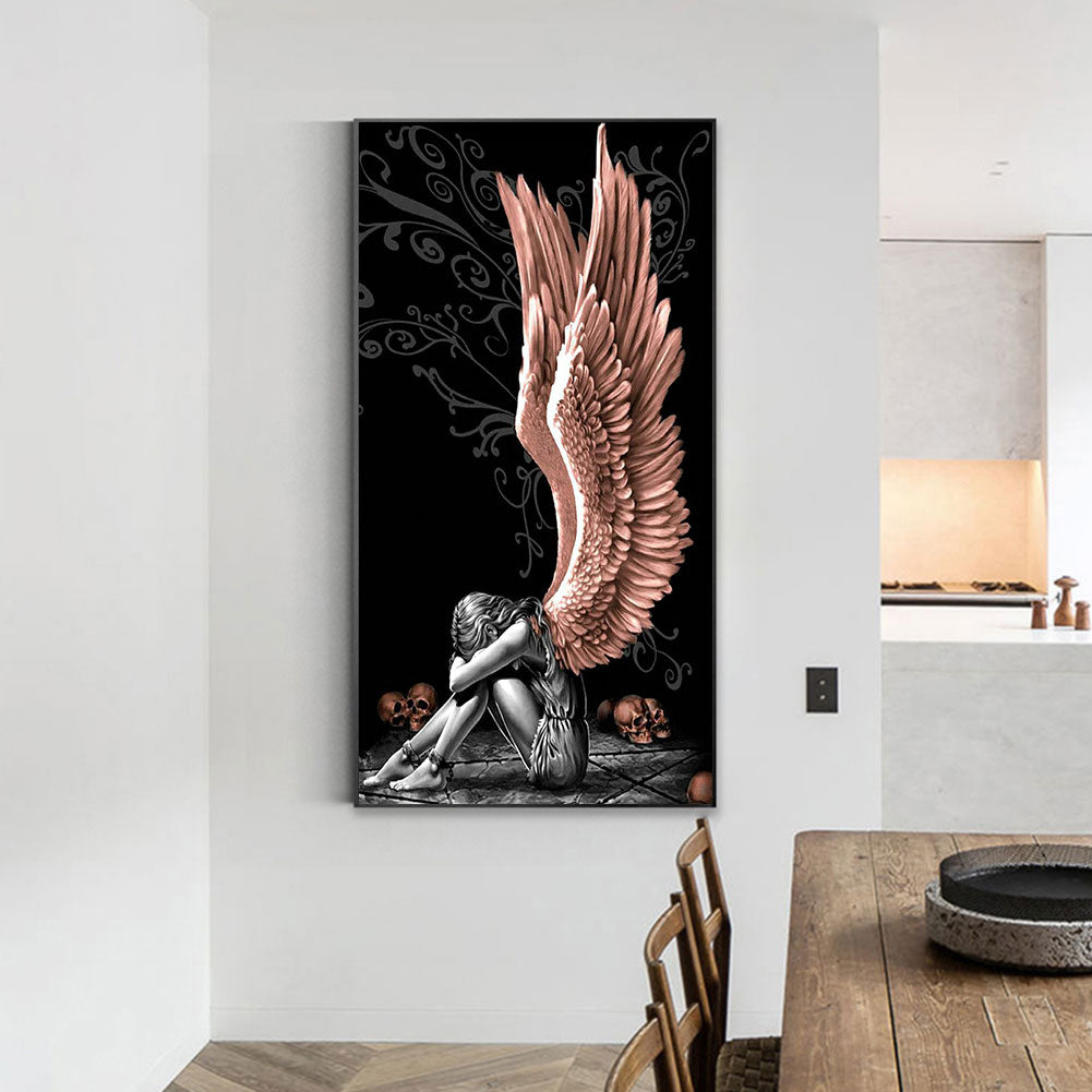 Wing Girl - Full Square Drill Diamond Painting 40*80CM