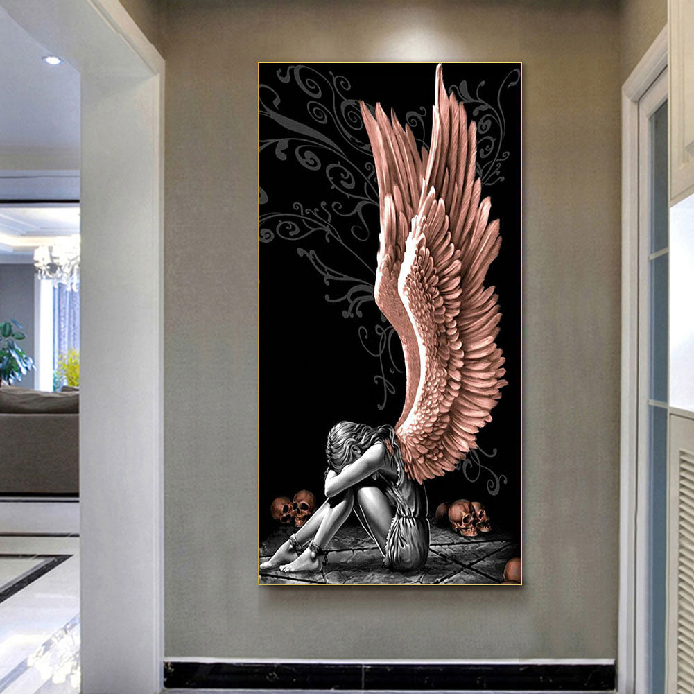 Wing Girl - Full Square Drill Diamond Painting 40*80CM