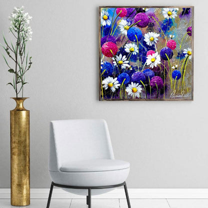 Daisy - Full Round Drill Diamond Painting 30*30CM