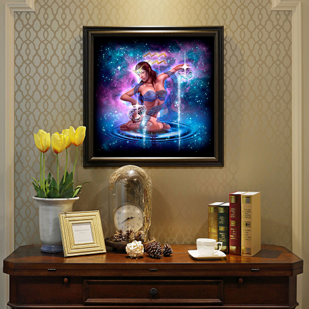 Constellation - Full Round Drill Diamond Painting 40*40CM