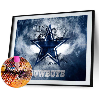 Pentagram Logo - Full Round Drill Diamond Painting 50*40CM