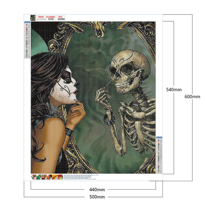 Skeleton - Full Round Drill Diamond Painting 50*60CM