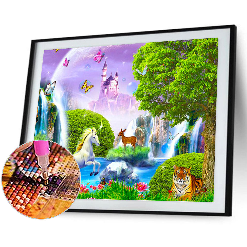 Fantasy Horse - Full Round Drill Diamond Painting 60*50CM