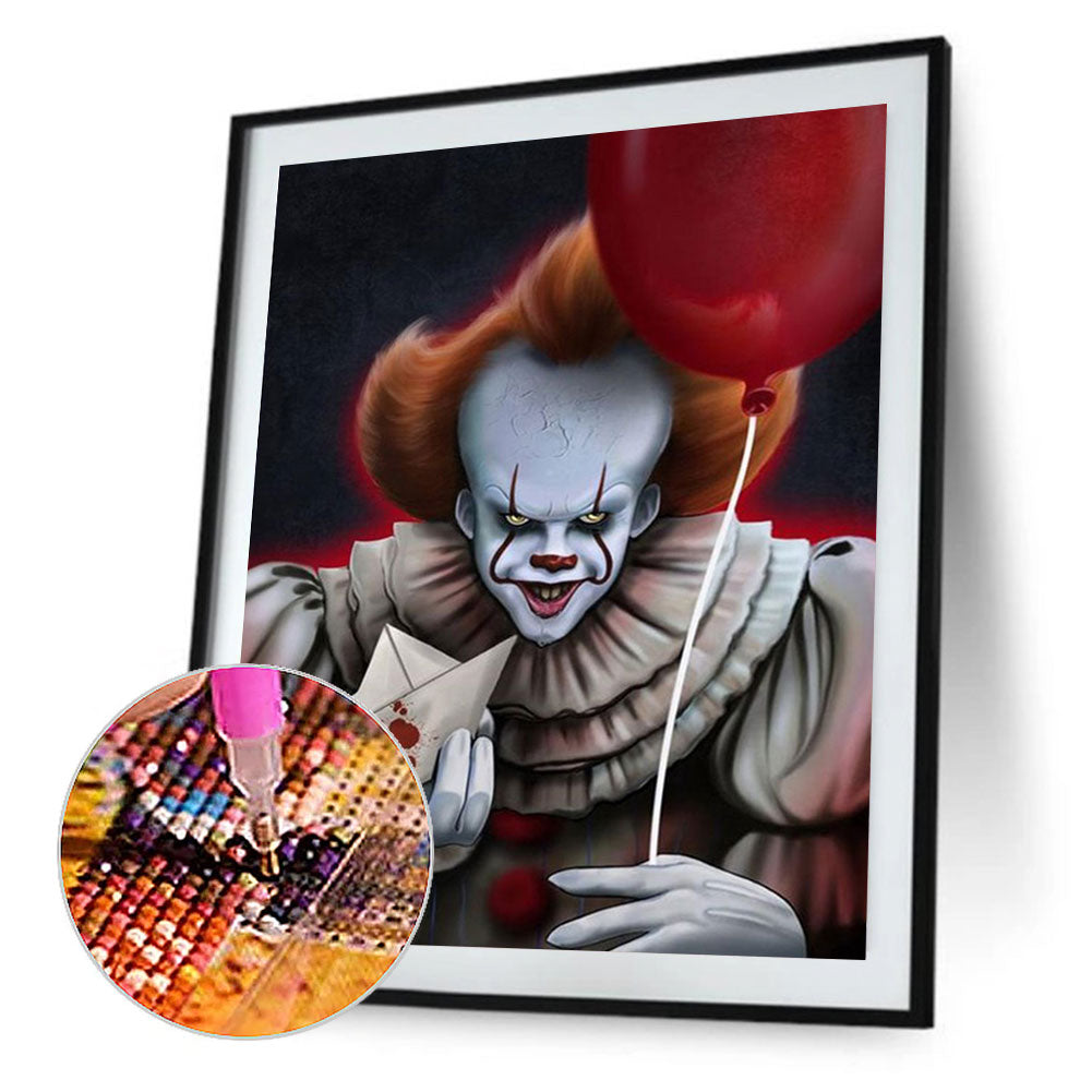 Clown - Full Round Drill Diamond Painting 40*50CM