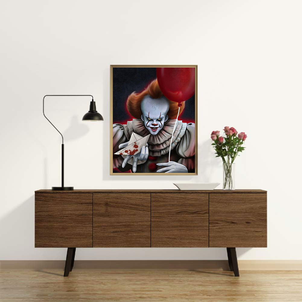 Clown - Full Round Drill Diamond Painting 40*50CM