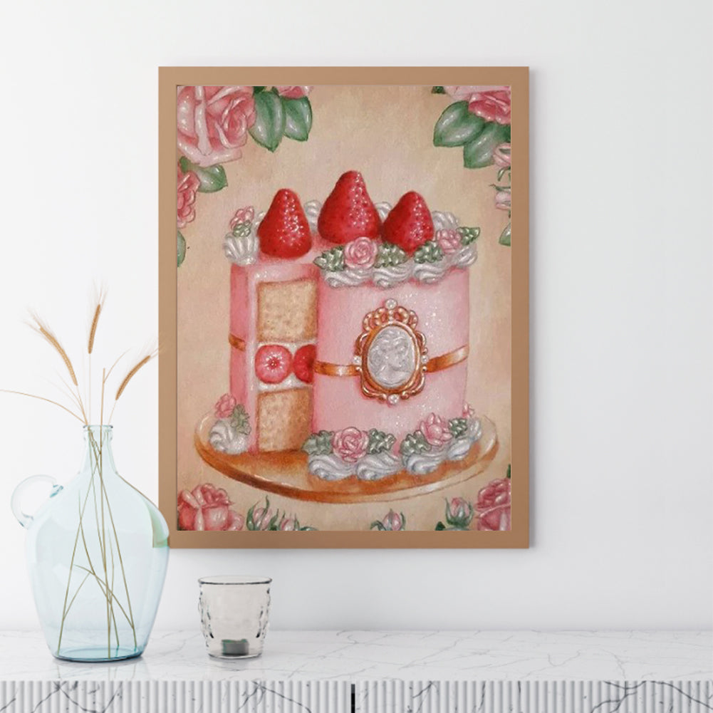 Dessert Afternoon Tea - Full Round Drill Diamond Painting 30*40CM