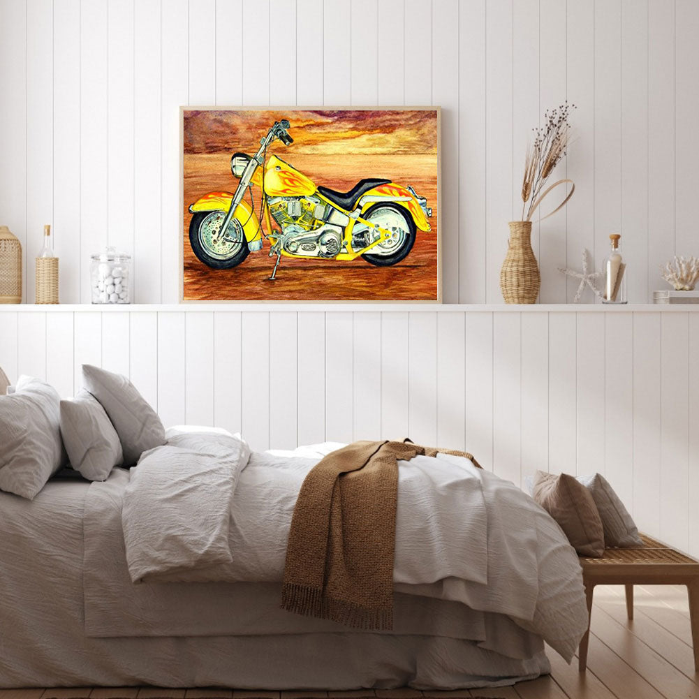 Motorcycle - Full Round Drill Diamond Painting 40*30CM