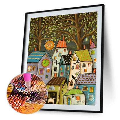 Illustration House - Full Square Drill Diamond Painting 30*40CM