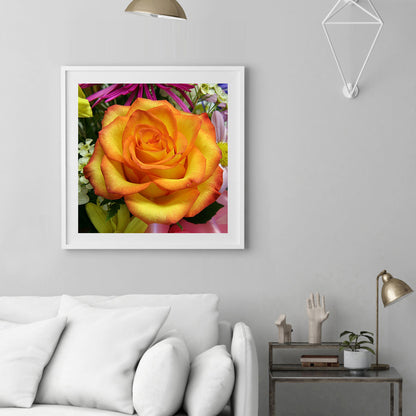 Yellow Rose - Full Round Drill Diamond Painting 40*40CM