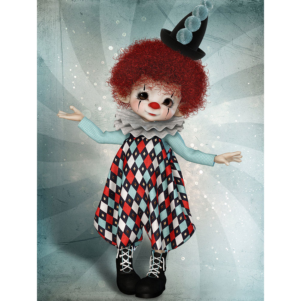 Cartoon Doll - Full Round Drill Diamond Painting 30*40CM